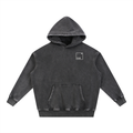 Snow Wash Fleece Oversize Hoodie
