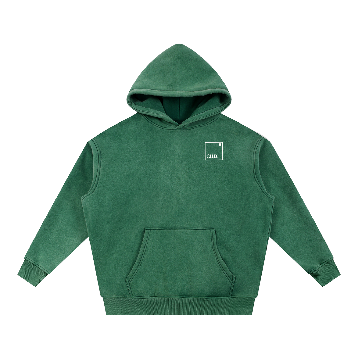 Snow Wash Fleece Oversize Hoodie